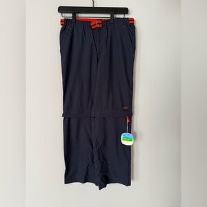 NWT Gap Vintage Y2K 2000 Zip Away Shorts Pants Combo
